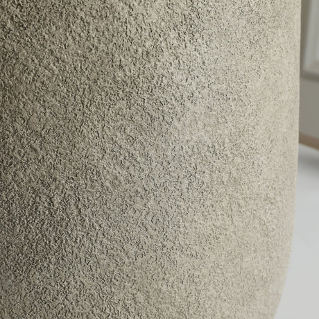Round Concrete Planter (S/2) - Antique Grey