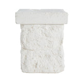 Minimalist Patio Side table White - OROA
