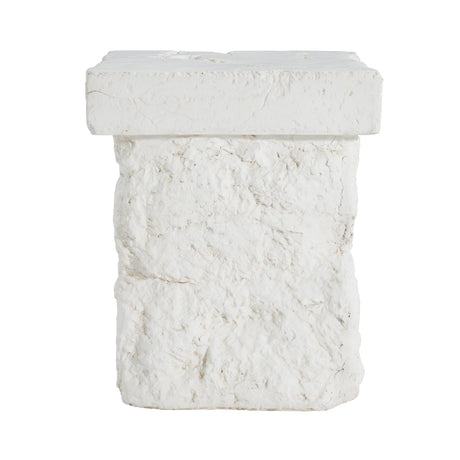 Minimalist Patio Side table White - OROA