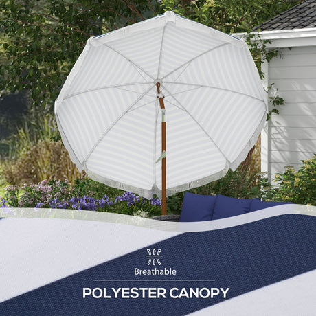 Outdoor Patio Umbrella with Tilt and Vent
