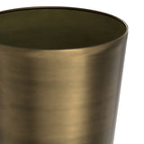 Nicolette - Antique Brass Side table - OROA