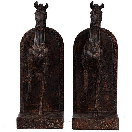 Trotting Horse Bookends - Equestrian