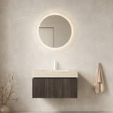 Modern Bathroom Vanity with Stone Top - OROA