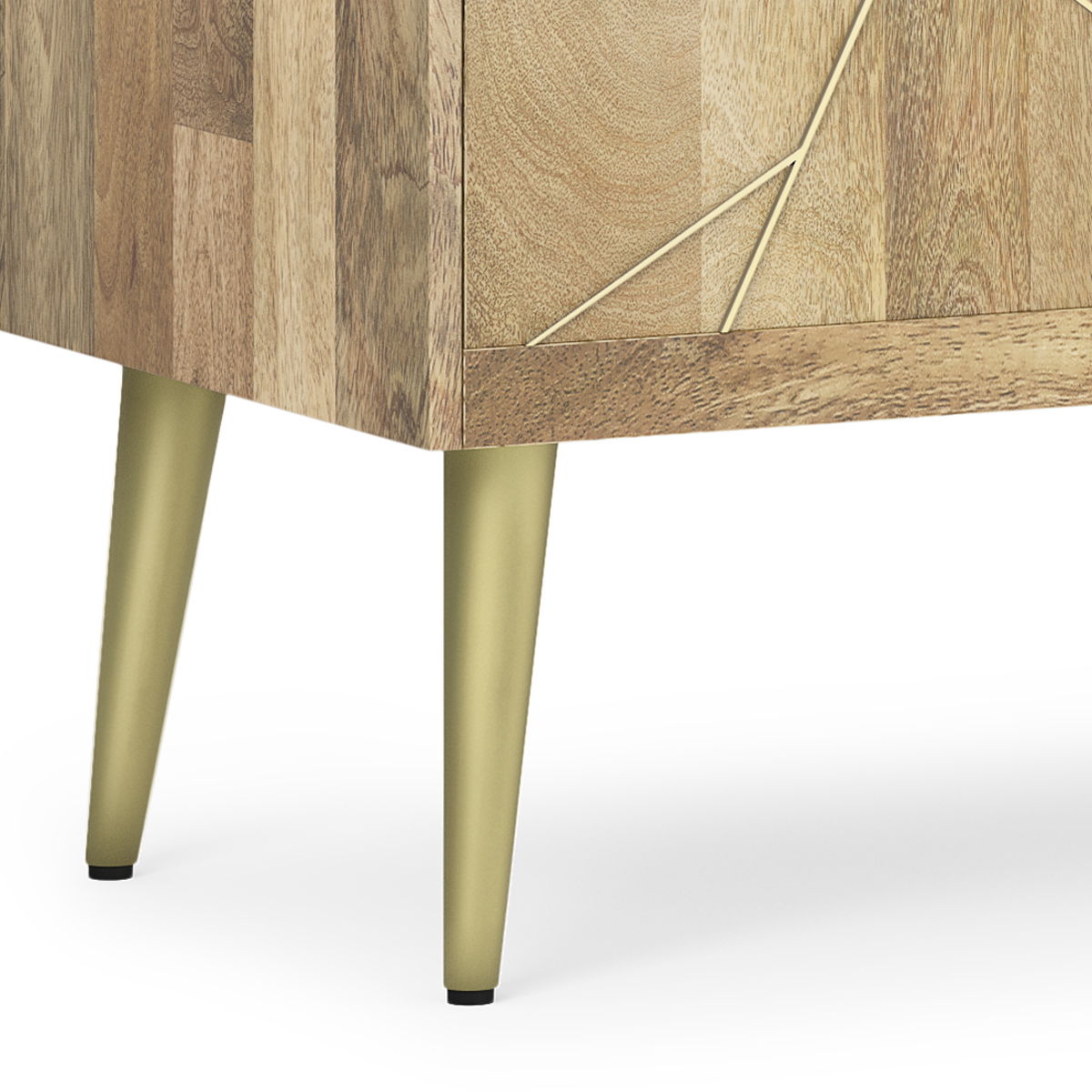 Jager - TV Media Stand - Mango Wood