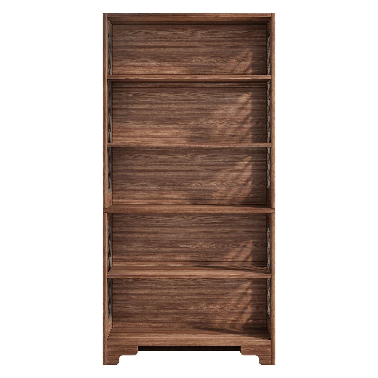 Brown Mid Century Bookcase - OROA