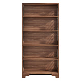 Brown Mid Century Bookcase - OROA