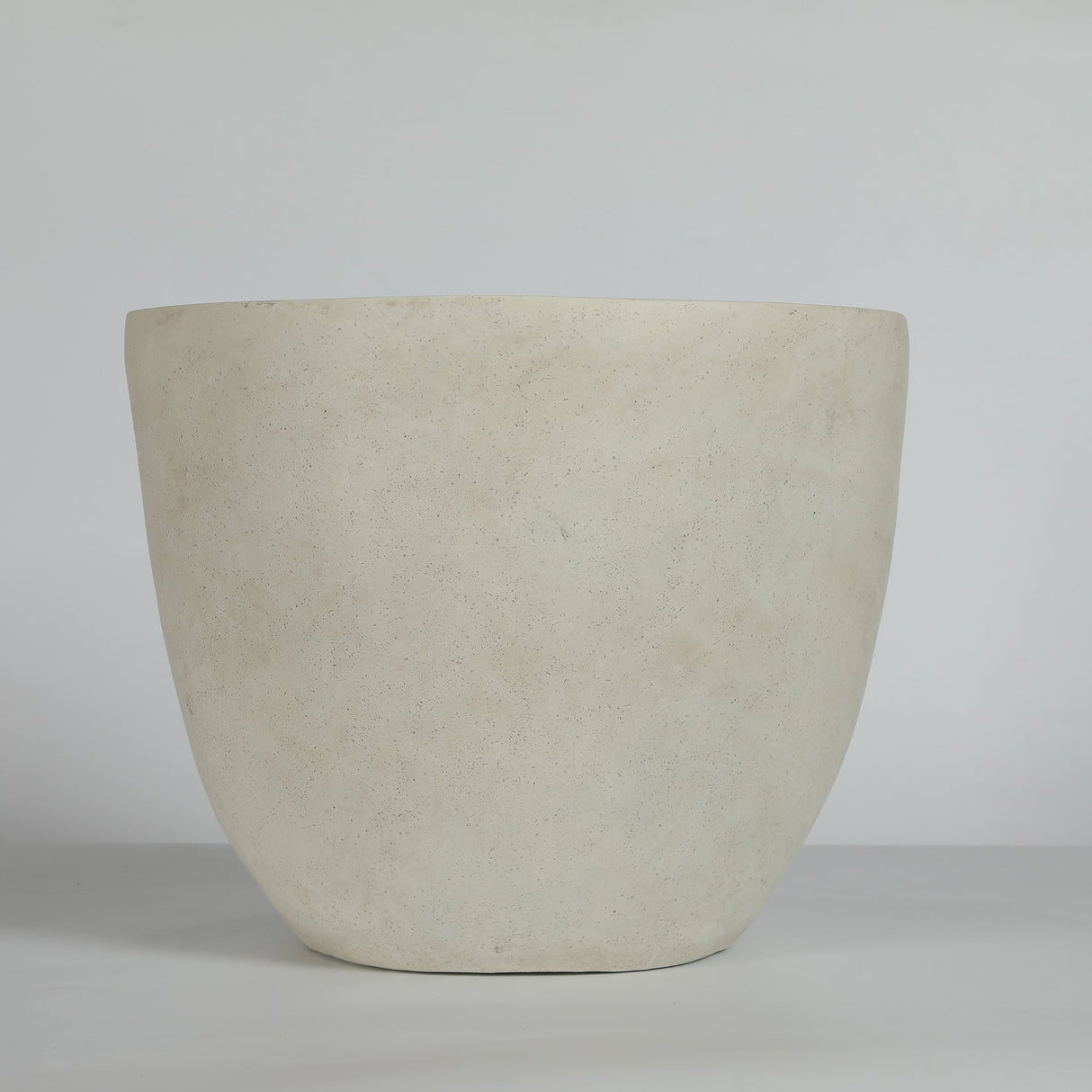 Round Concrete Planter (S/2), Large Outdoor Indoor/Outdoor