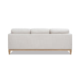 Knox Modern Farmhouse Sofa, Light Beige Chenille with Pinewood Frame - OROA Online Furniture