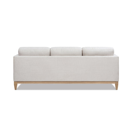 Knox Modern Farmhouse Sofa, Light Beige Chenille with Pinewood Frame - OROA Online Furniture