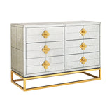 Antique Mirror 6-Drawer Dresser | Jonathan Adler Delphine