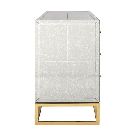 Antique Mirror 6-Drawer Dresser | Jonathan Adler Delphine