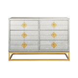 Antique Mirror 6-Drawer Dresser | Jonathan Adler Delphine