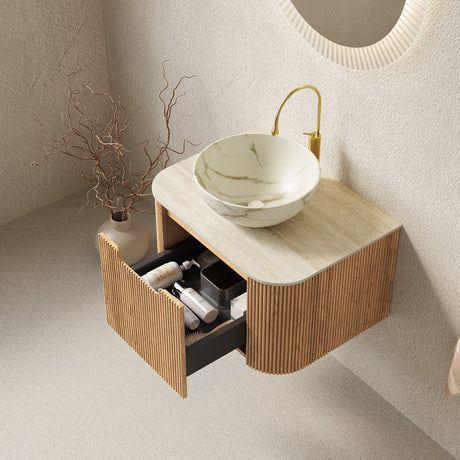 Modern Bathroom Vanity & Sink - OROA