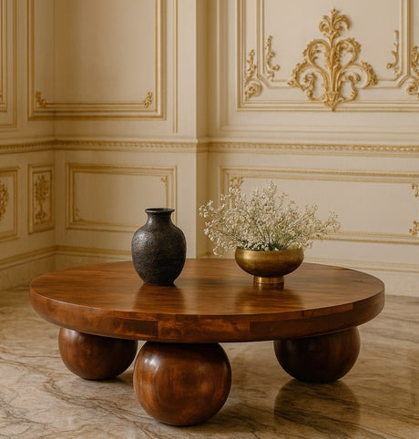 Solid Wood Central Coffee Table | Maison Naturelle