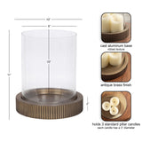Rooks Metal Candle Holder - OROA