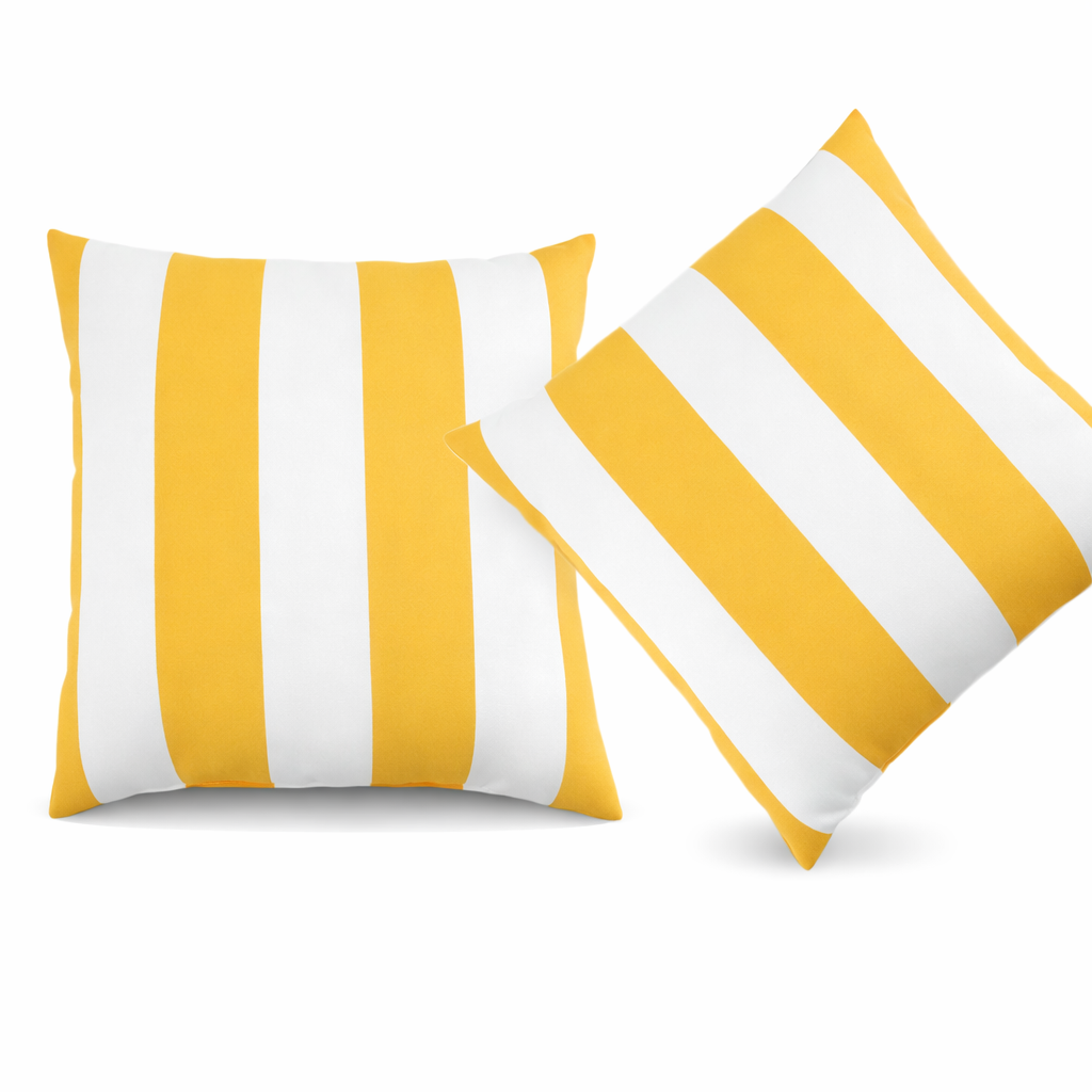 Outdoor Throw Pillows Waterproof & Fade-Resistant Stripey (S/2)
