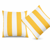 Outdoor Throw Pillows Waterproof & Fade-Resistant Stripey (S/2)