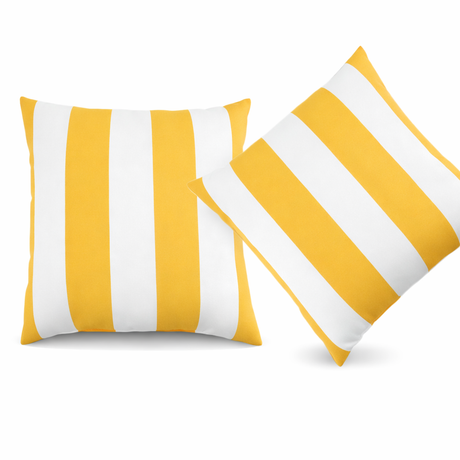 Outdoor Throw Pillows Waterproof & Fade-Resistant Stripey (S/2)