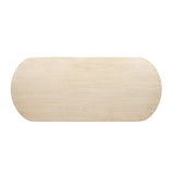 Milo 8-Seat Oval Reclaimed Pine Dining Table, Light Natural Cerused - OROA Online Furniture