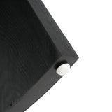 Modern Black Oval Dining Table | OROA