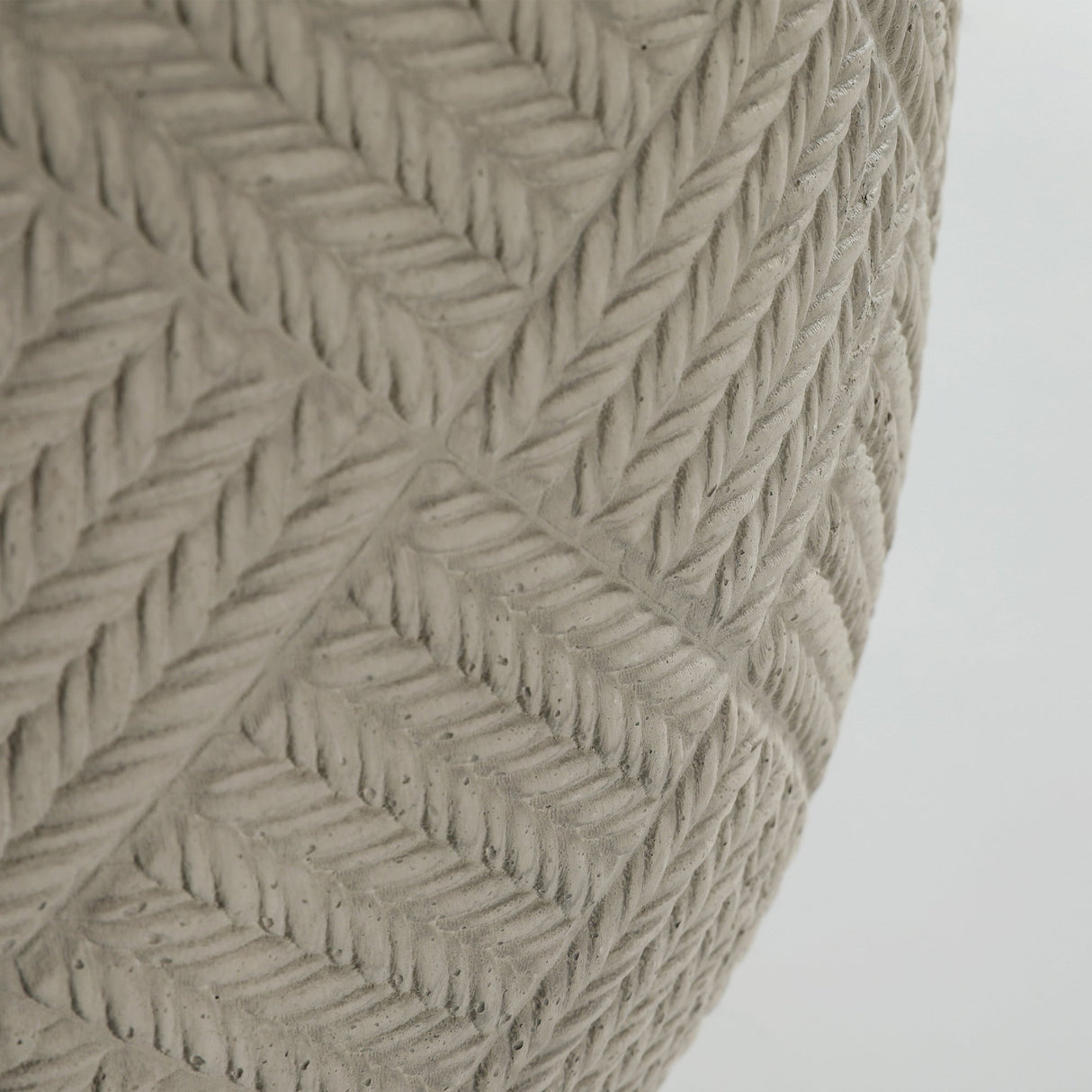 Round Concrete Planter (S/2)