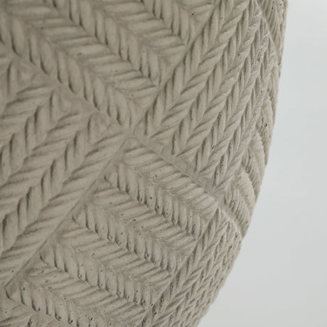 Round Concrete Planter (S/2)