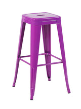 Purple Metal Bar Stools (4) | Catchy