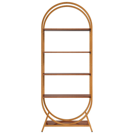Modern Arched 5-Tier Bookshelf | OROA