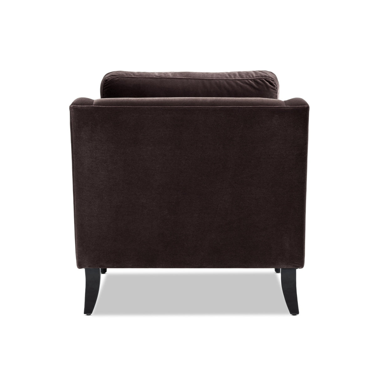 velvet brown chair
