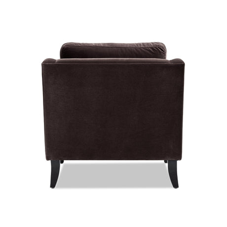 velvet brown chair