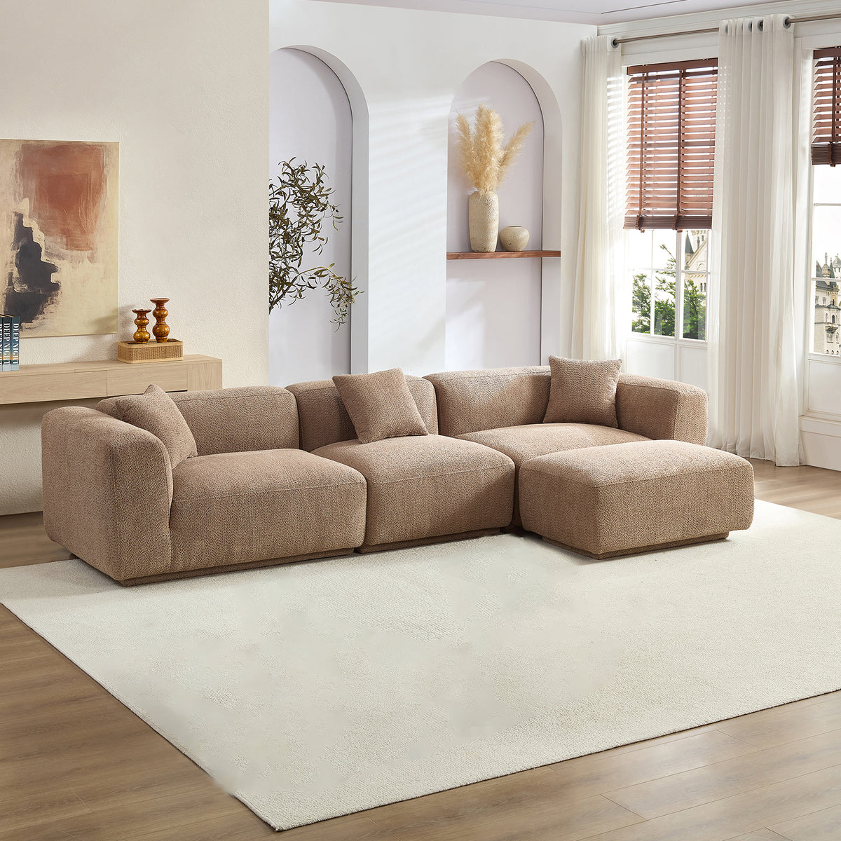 Modern Minimalist Sectional Sofa | OROA