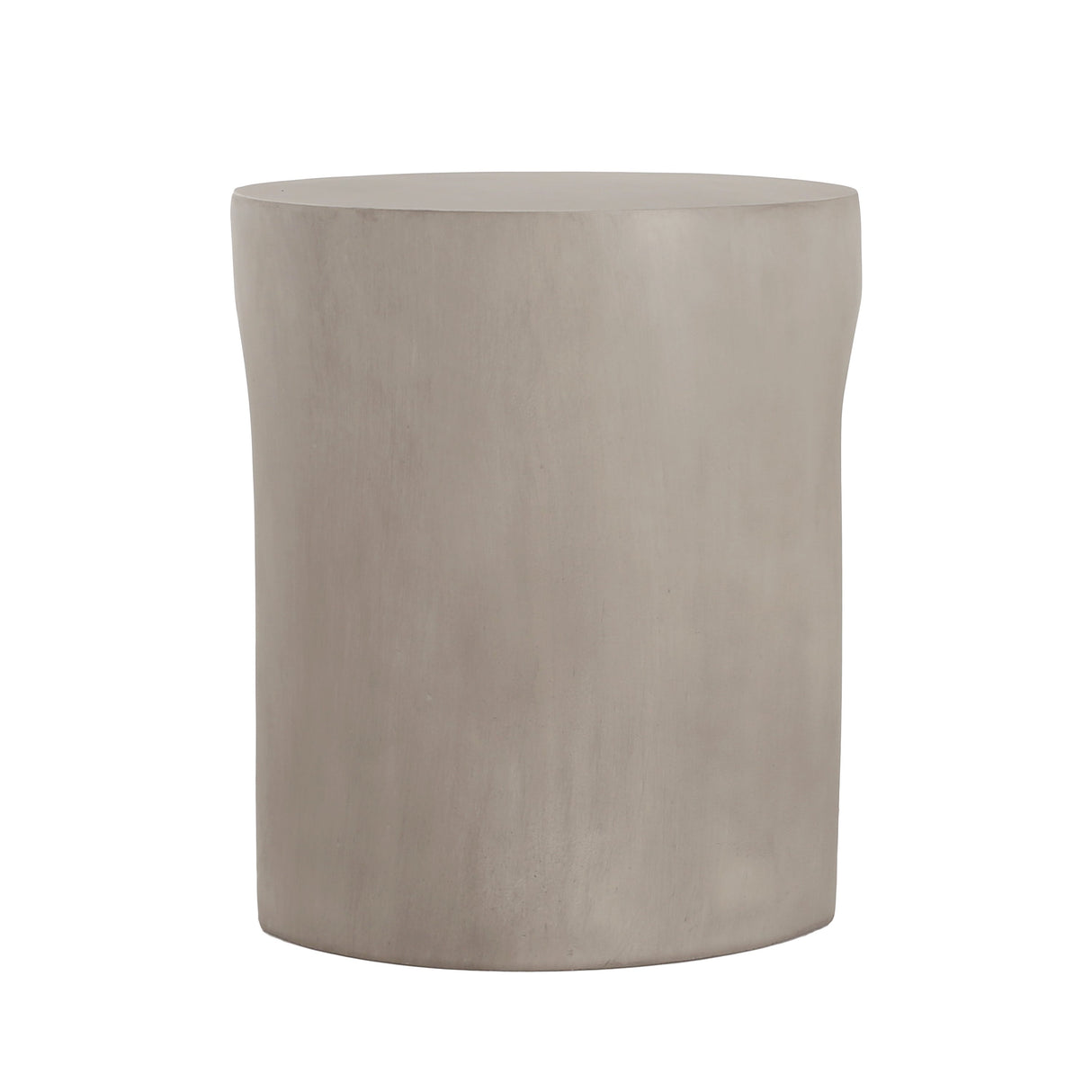 Outdoor Round U-Shape Side Table Light Grey