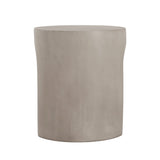 Outdoor Round U-Shape Side Table Light Grey