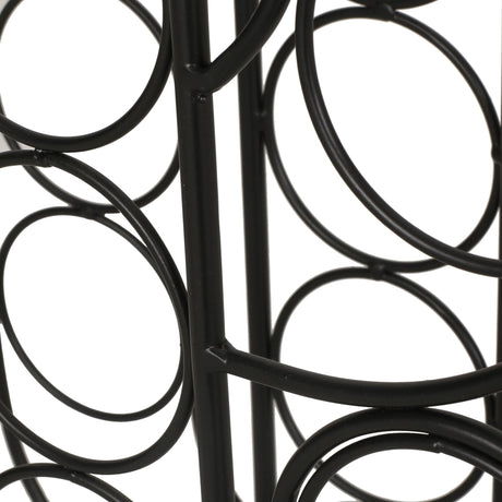 Industrial Black Wine Rack - 13 bottles | OROA
