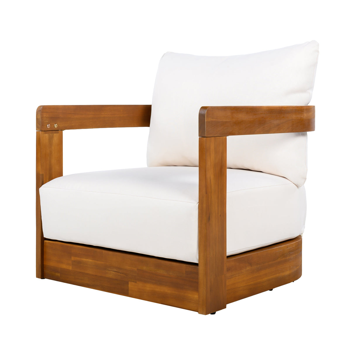 Premium Acacia Wood Outdoor Club Chair Capri