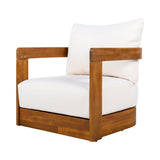 Premium Acacia Wood Outdoor Club Chair Capri