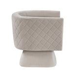 accent chair taupe 