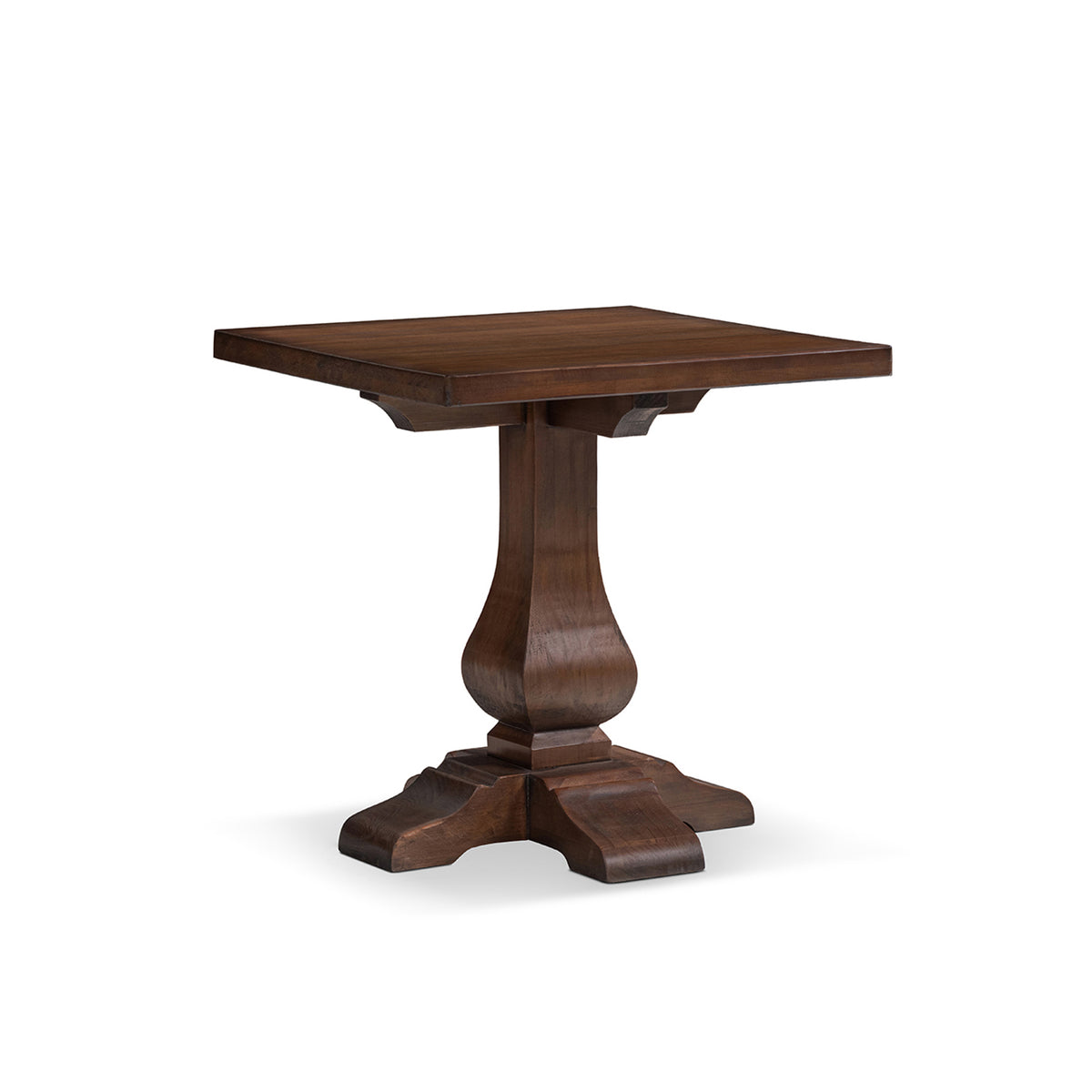 Dark Brown Reclaimed Pine End Table | Catchy