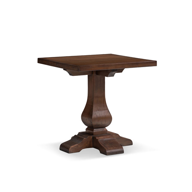 Dark Brown Reclaimed Pine End Table | Catchy