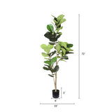 Fiddle Leaf Fig Tree - Natural Look