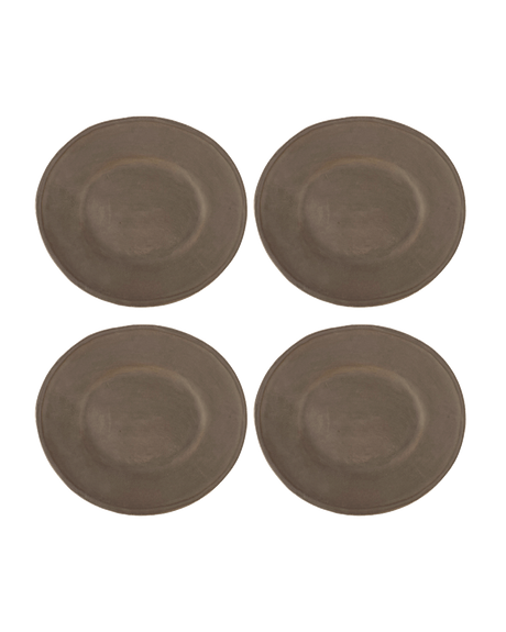 Earth Oval Dessert Plate - Set of 4