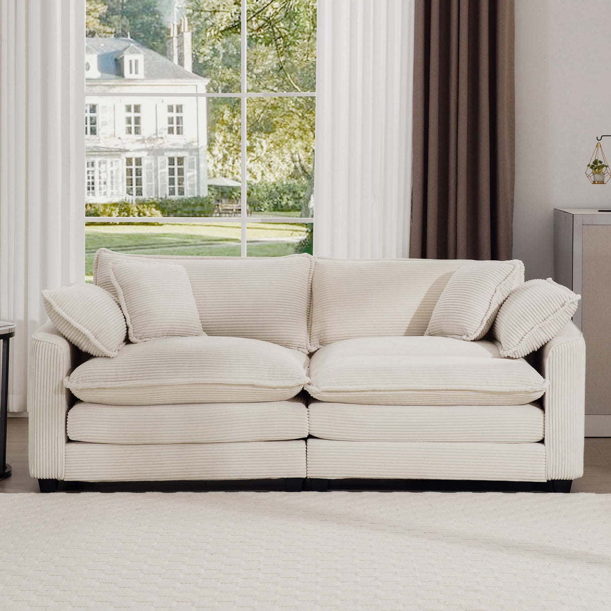 Modern 2 Seater Loveseat - Comfort