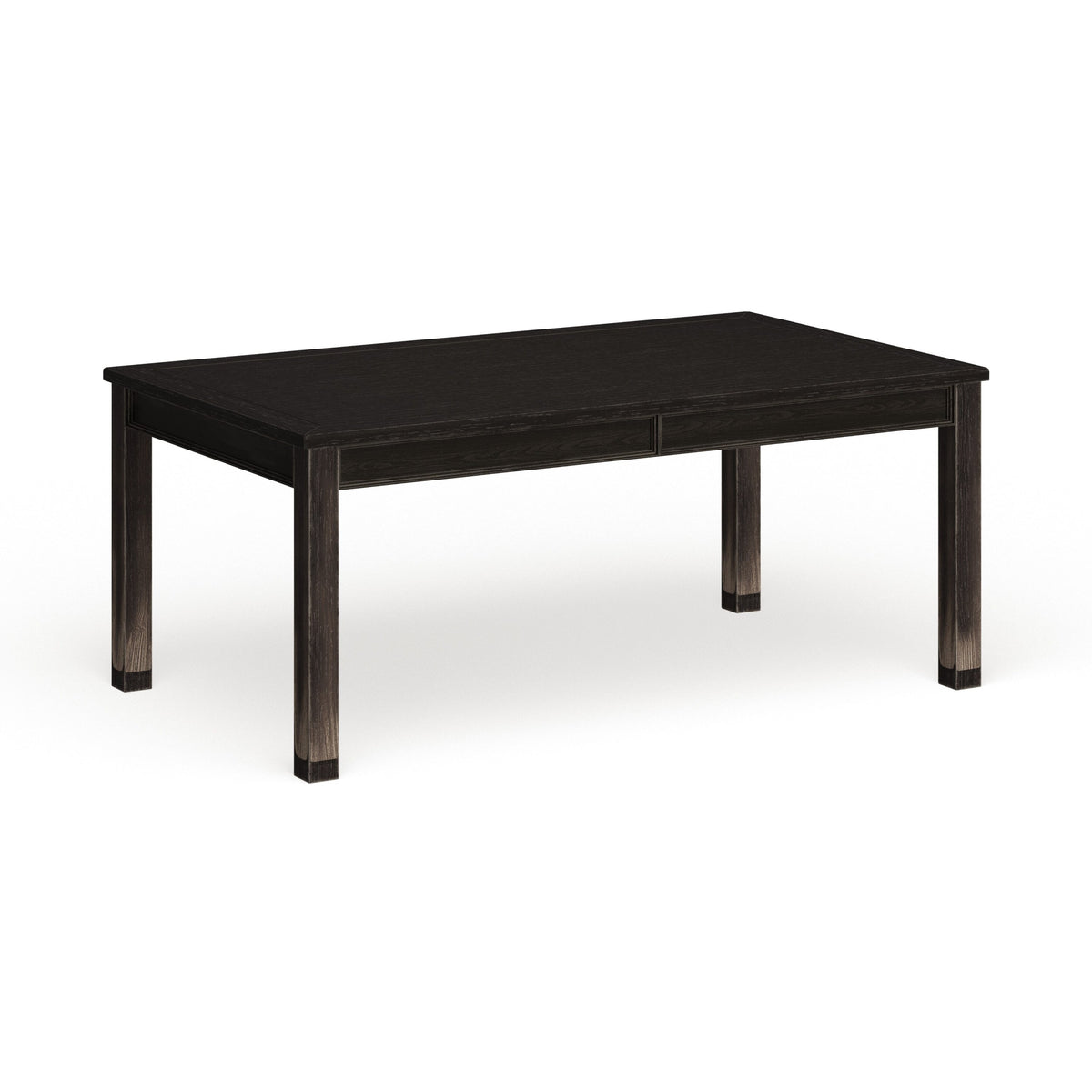 Antique Black Rustic Dining Table 72 Inch | OROA
