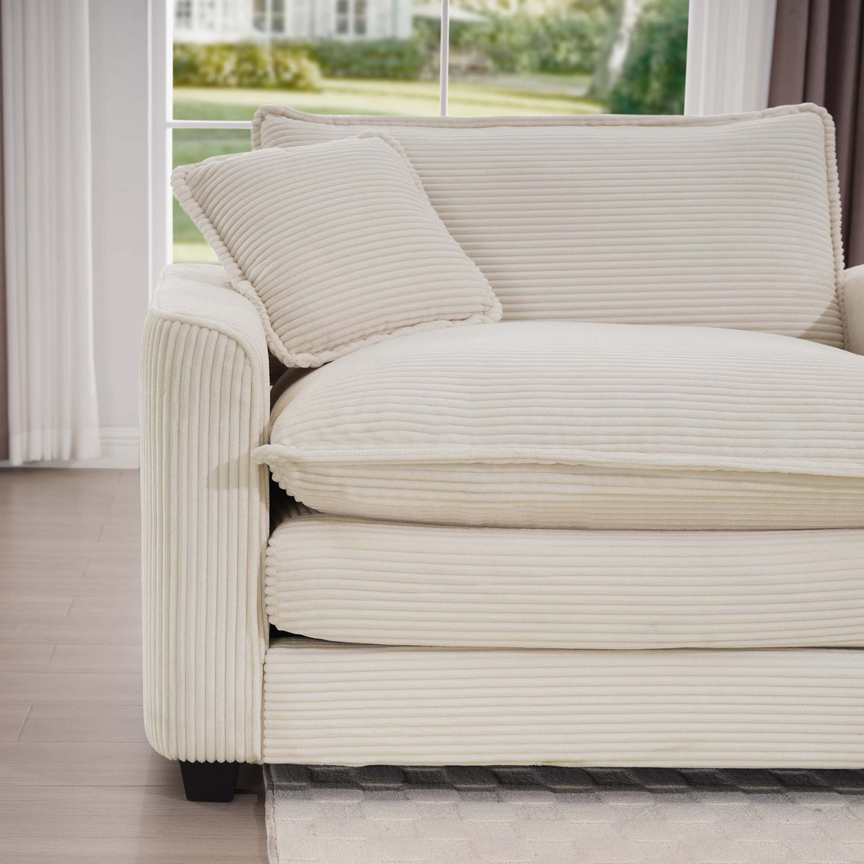 Modern 2 Seater Loveseat - Comfort