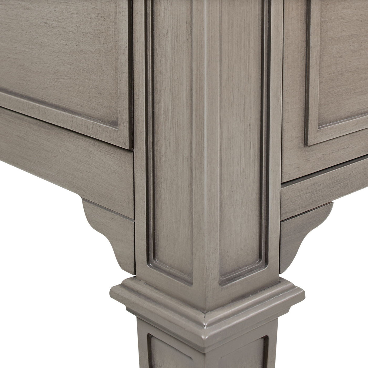 5 Drawer Executive Desk - Dove Gray