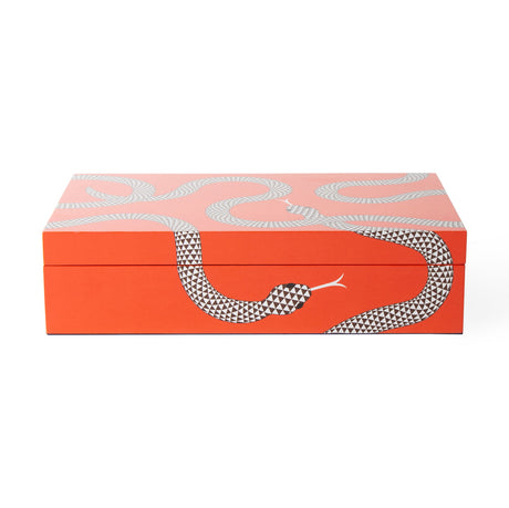 Orange Lacquer Jewelry Box L | Jonathan Adler Eden | Oroa.com
