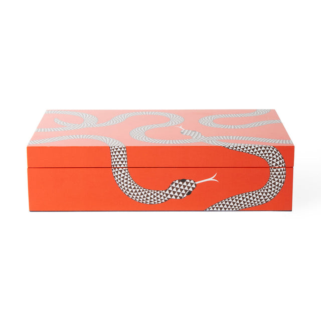 Orange Lacquer Jewelry Box L | Jonathan Adler Eden | Oroa.com