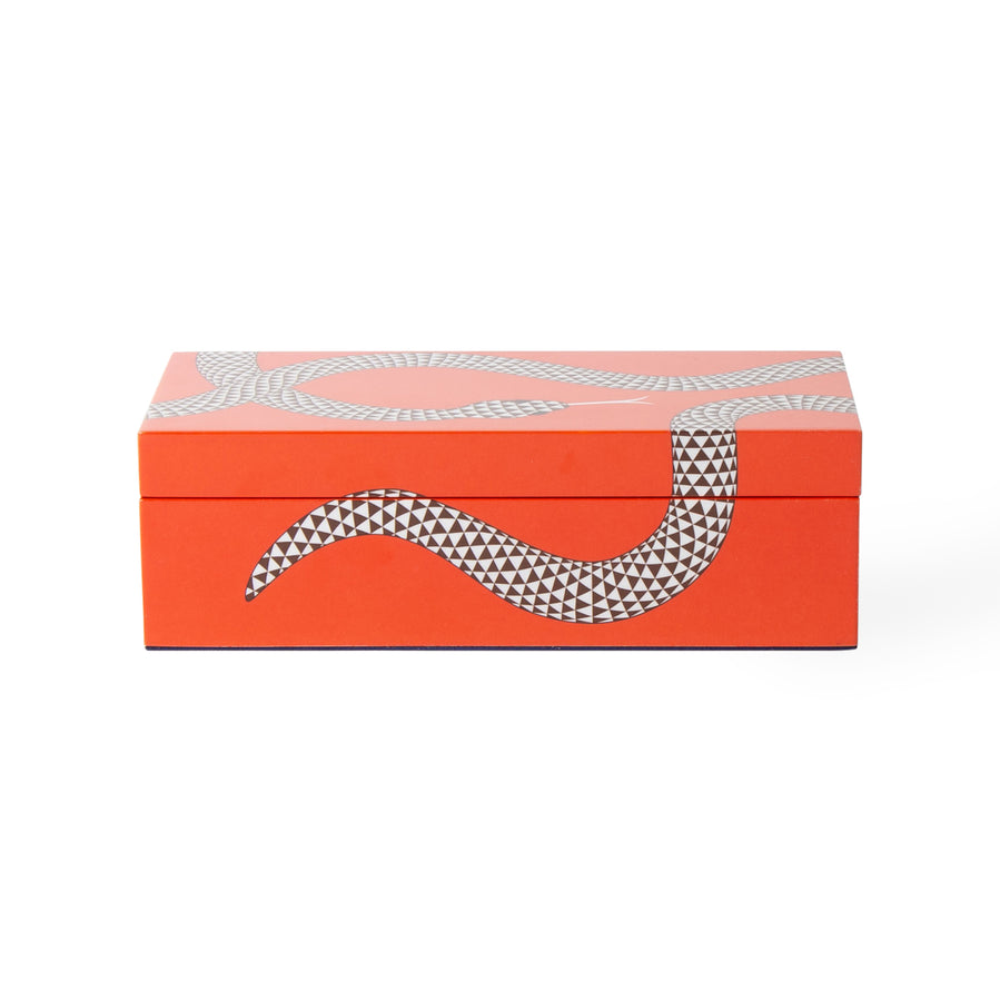 Serpent Print Lacquer Box S | Jonathan Adler Eden | Oroa.com
