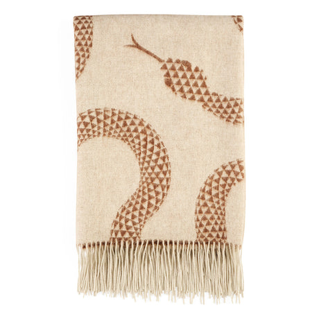 Serpent Print Wool Throw | Jonathan Adler Eden | Oroa.com