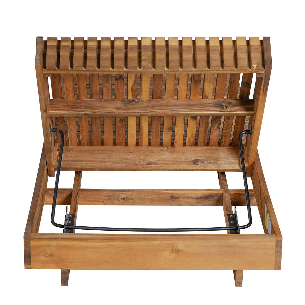 Lounge Chaise Set, Acacia Solid Wood - OROA